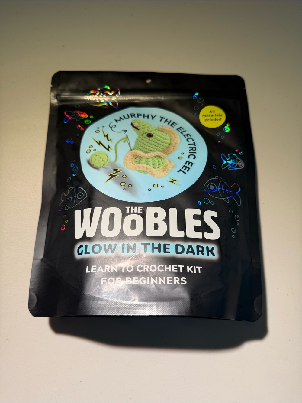 Woobles Murphy the Electric Eel crochet kit